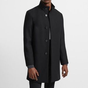 Men’s Black Theory Overcoat
